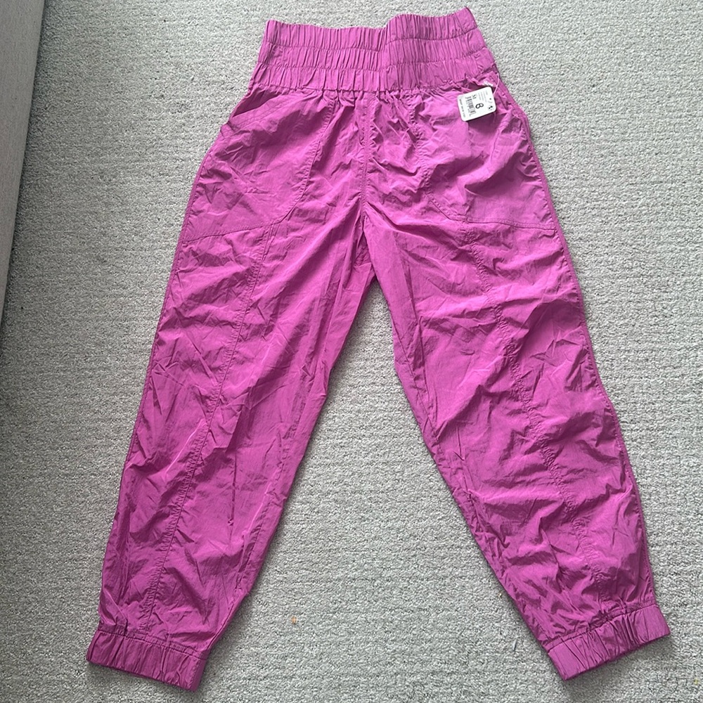 COPY - Free People movement pink track pants. Lightweight.